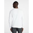 thumbnail image 3 of George Men's and Big Men's Slub Pocket Crewneck Tee with Long Sleeves, Size XS-3XL, 3 of 5
