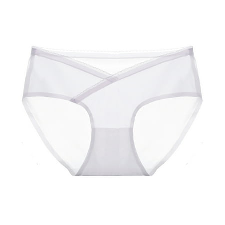 Bigersell Cotton Briefs for Women Clearance Womens Thong Underwear Boy Shorts Panty Style P-397 Cotton Plus Size Panties Seamless Thong Briefs Mid Waist Women s Bikini Panties Gray XXL
