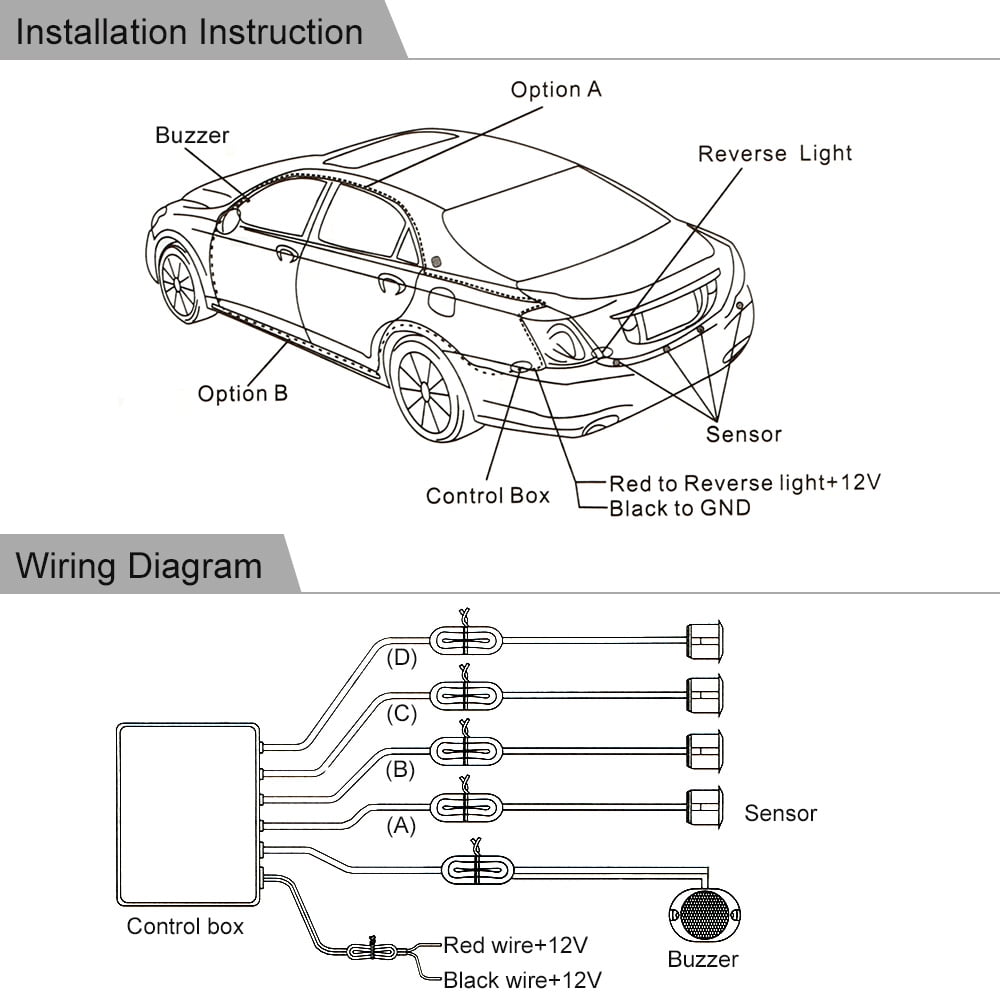 KKmoon Auto Parking System Sensor
