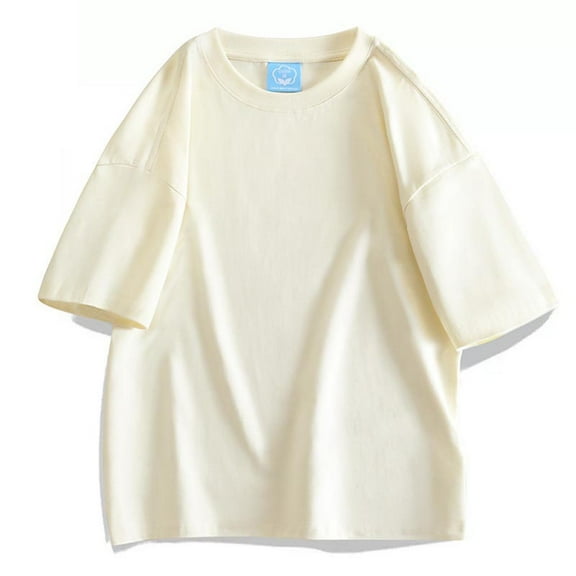 Dealovy Mens T Shirt Casual Short Sleeve Crew Neck Basic Tee Shirts Loose Workout Summer Pullover Top,White,XL