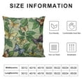 thumbnail image 5 of Nawypu  Throw Pillow Cover Butterfly Colorful Leaves Animal Cute Nature Beautiful Square Pillow Case Cushion Cover for Home Car Decorative, 5 of 5