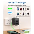thumbnail image 4 of Adaptador de enchufe de viaje Acer Universal con 5 puertos USB 5,8 A negro, 4 of 6