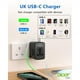 thumbnail image 4 of Adaptador de enchufe de viaje Acer Universal con 5 puertos USB 5,8 A negro, 4 of 6