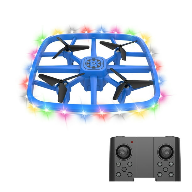 360 voltea pequeños juguetes voladores Mini RC UFO Quadcopter con luz LED 3 velocidades Drone Sywqhk libre de BPA