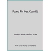 Found Fin Mgt Cpcu Ed [Paperback - Used]