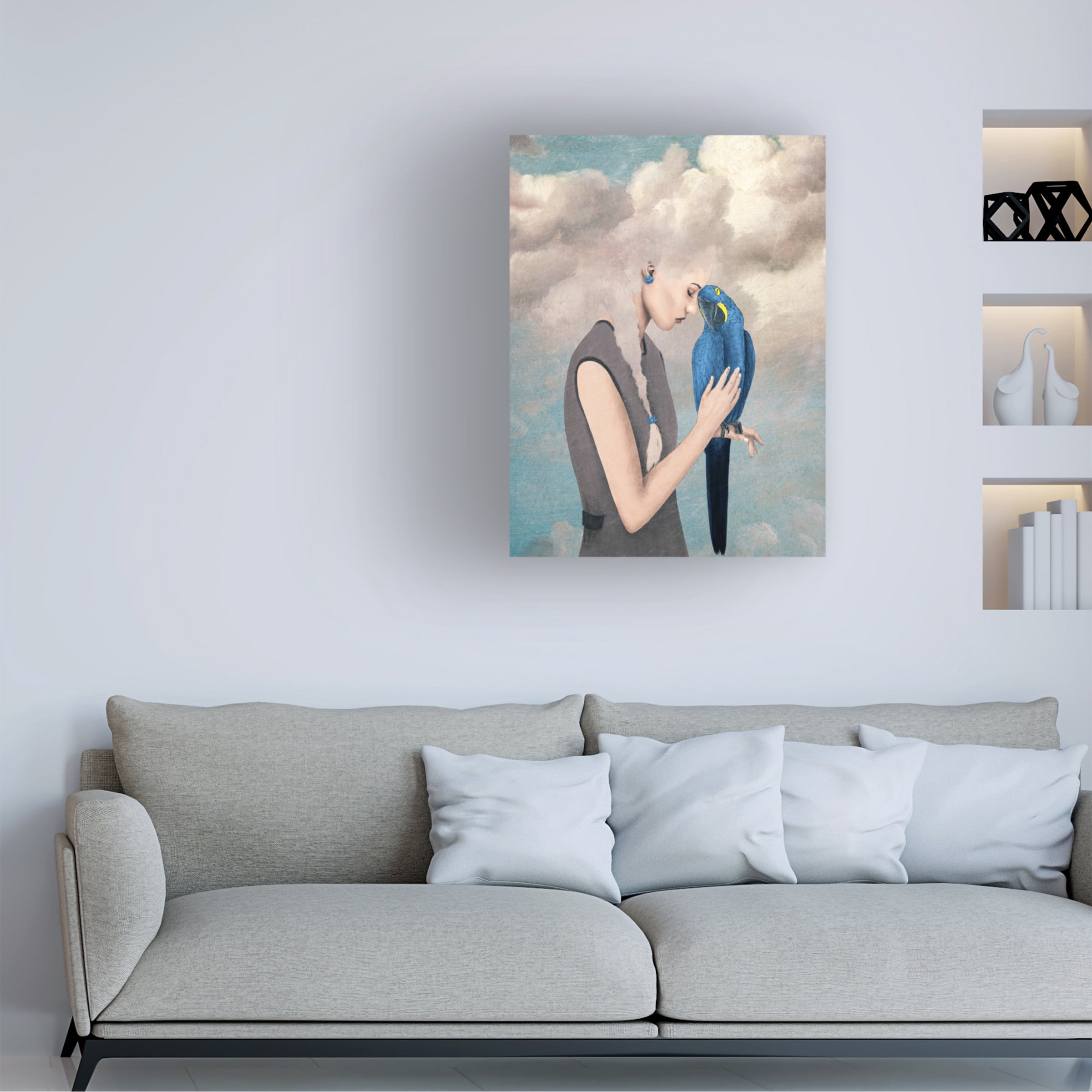 Paula Belle Flores 'You Are Safe With Me' Canvas Art