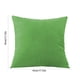 thumbnail image 3 of Funda de almohada bohemia 45x45cm - Doble cara de piel sintética y tela - Funda decorativa para el sofá dormitorio - Café, caqui, verde, azul, 3 of 6