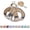 Brown-Beige, variant on Tiny Dog Harness - Lightweight Mesh Step-in Vest for Puppy, Reflective & Escape-Proof Design with High-Stick Magic Tape - Indoor/Outdoor Use for Chihuahua, Maltese