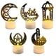 thumbnail image 2 of Lámpara de vela musulmana, 5 piezas LED Eid Ramadán Adorno de Ramadán Luz de vela LED Eid Ramadán Resistente y resistente, 2 of 8