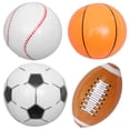 thumbnail image 3 of EeaseCA 4 Pcs Ballon Gonflable Ballon de Plage Gonflable Soccer Basketball Baseball, 3 of 7