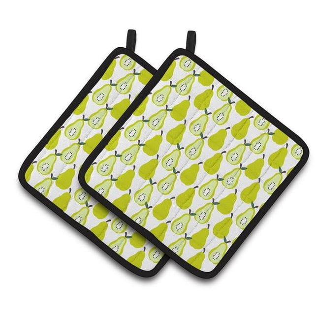 Carolines Treasures BB5147PTHD Poires sur une Paire de Porte-Pots Blancs