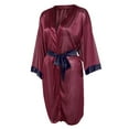 thumbnail image 6 of beishanbush Clothing 2026 Underwear Under $5 Women Black Silk Satin Kimono Robe Lace Bathrobe Underwear Sleepwear Pajamas, 6 of 9