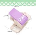 thumbnail image 2 of OULII 1pc Mini Manual Craft Punch Color Embossed Shape for Scrapbooking and DIY Artwork Projects, 2 of 8