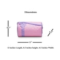 thumbnail image 4 of Dance Duffle Bag for Girls, Kids Travel Bag with Adjustable Carry On and Handy Pouch, Dance Accessories For Girls (Pink/Lavender), 4 of 9