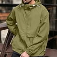 thumbnail image 6 of Danhjin Men's Sun Protection Jackets Hooded Long Sleeve Outerwear Fishing Hiking Lightweight Full Zipper Jackets, 6 of 10