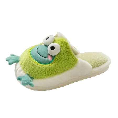 

Luiyenes Women Slippers Autumn And Winter Indoor And Outdoor Fashion Comfortable Cute Cartoon Flat Non Slip
