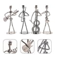 thumbnail image 4 of 4 Pcs Modèle Minimaliste de Bandman de Table Statue d'Instrument de Musique Décor Abstrait, 4 of 8