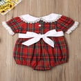 thumbnail image 3 of Kid Baby Girls  Sister Matching Clothes Short Sleeve Romper Dress, 3 of 5