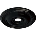 thumbnail image 3 of Ekena Millwork 18 1/8"OD x 3 3/4"ID x 1 1/8"P Bradford Ceiling Medallion (Fits Canopies up to 4 3/8"), Hand-Painted Black Pearl, 3 of 6