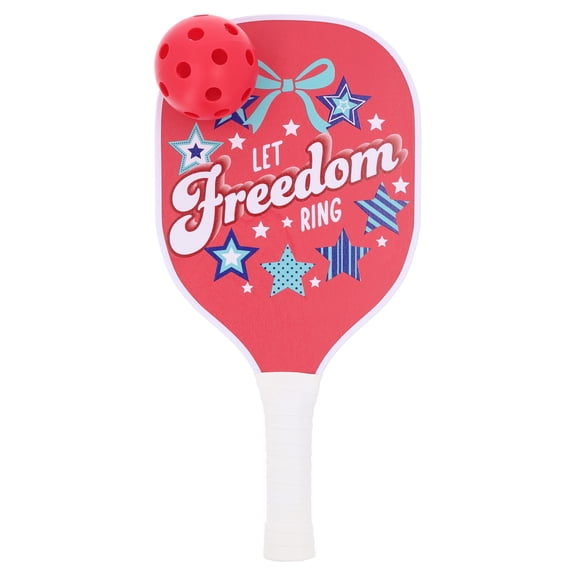 Way To Celebrate Patriotic Let Freedom Ring Paddle Ball Set for Adults & Kids