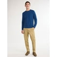 thumbnail image 2 of Free Assembly Men’s Cozy Yarn Textured Sweater with Long Sleeves, Sizes S-3XL, 2 of 5