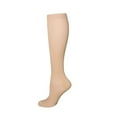 thumbnail image 2 of 4 Pairs Wide Calf Compression Socks for Women Men: Syphoria Wide Calf 15-20 mmHg Circulation Compression Stockings Support for Running, Travel, Cycling, 2 of 3