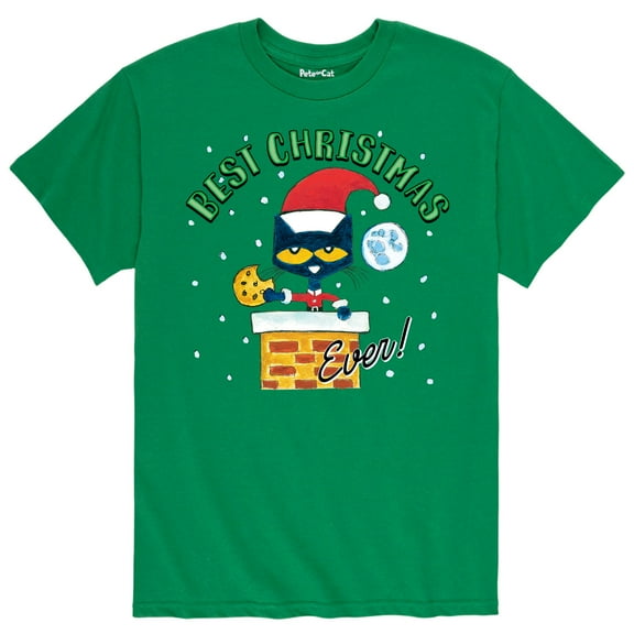 Pete The Cat - Best Christmas Ever! - Men's Short Sleeve Graphic T-Shirt