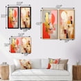 thumbnail image 4 of Designart "Serendipitous Circular Geometric Serenity I" Modern Geometric Framed Wall Art Set Of 2 - Modern Gold Gallery Wall Frame Set For Home Decor, 4 of 6