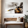 thumbnail image 3 of Elephant Stock Old Propeller Wall Art - Horizontal Multi Panel Canvas - Living Room Wall Decor - Transportation Multi Panel - Gray And Beige Decor - 50" x 32", 3 of 8