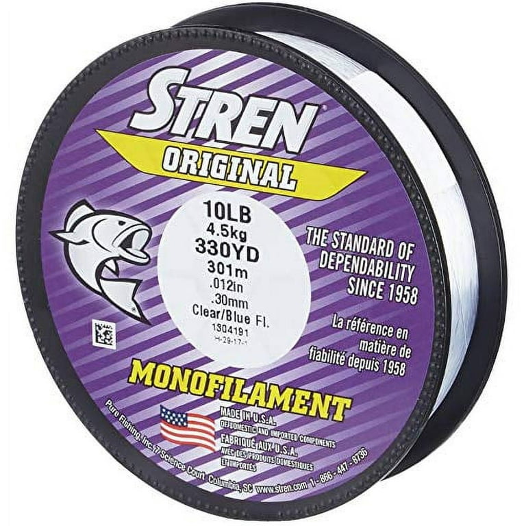 Stren Original Clear Blue Fluorescent Mono Fishing Line 2400 Yd Spools  CHOOSE YOUR LINE WEIGHT!