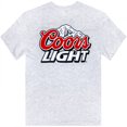 thumbnail image 3 of Coors Light Mountain Logo Grey Front and Back Print T-Shirt-XLarge, 3 of 3