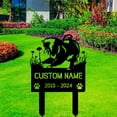 thumbnail image 2 of Handmadetneonsign American Eskimo Dog Memorial Metal With Stake, Eskimo Metal Name Sign Stake, Dog Metal Stake Decor 45037, 2 of 5