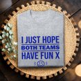 thumbnail image 3 of Jollimate I Just Hope Both Teams Have Fun Shirt, Funny Sports Men Graphic Tee, Cool Retro Smiley T-Shirt, 3 of 6
