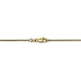 thumbnail image 4 of 14K Yellow Gold 1mm Solid Diamond Cut Spiga Chain 30 Inch, 4 of 6