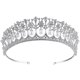 thumbnail image 2 of Corona de Tiara de novia YONGSHENG con diamantes de imitación de cristal para mujeres y niñas, 2 of 5