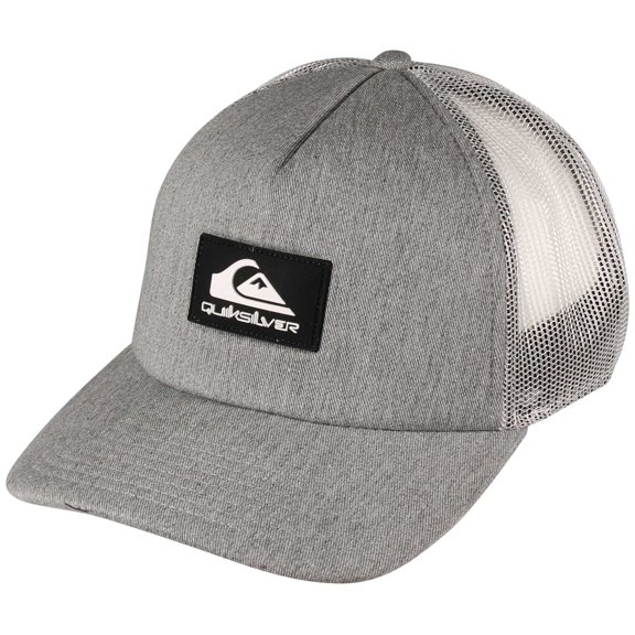 Quiksilver Men's Omnipotent Trucker Hat Cap in Athletic Heather Gray