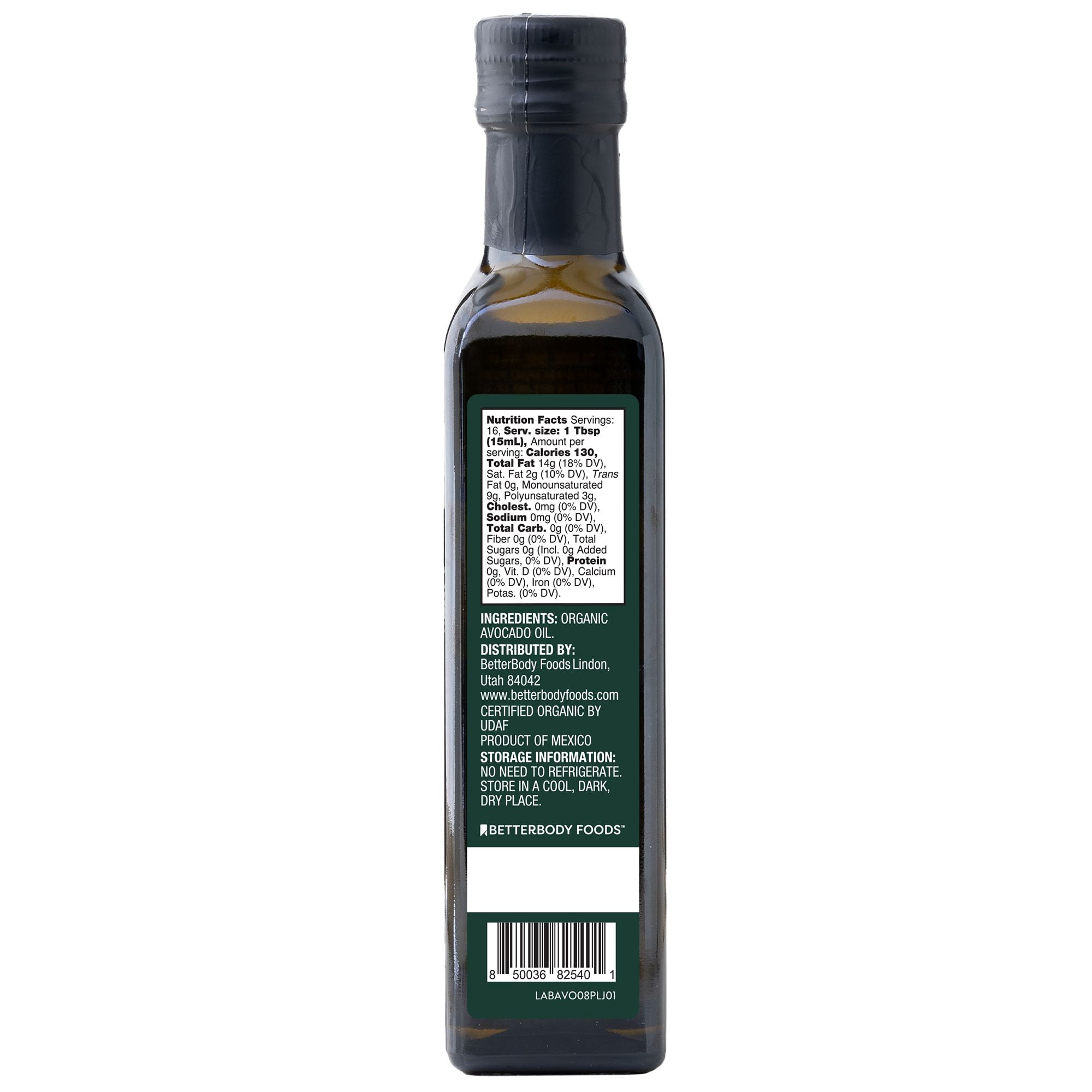Plant Junkie Organic Avocado Oil, 16.9 fl oz (500 ml), Glass Bottle