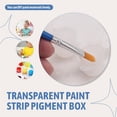 thumbnail image 5 of 20 Tiras, 120 Botes, Botes de Pintura VacíOs, Mini Contenedores Almacenamiento Transparentes y Piezas, Pinceles para Pintar, Manualidades, 5 of 5