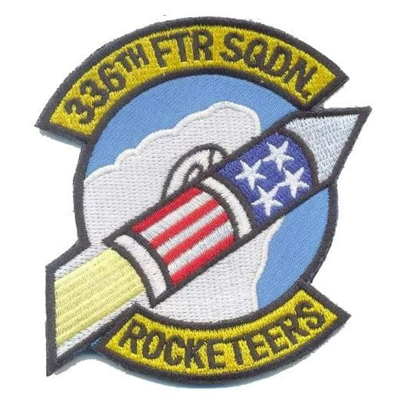 336th Fighter Squadron Rocketeers Patch – Sew On