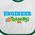 thumbnail image 4 of Inktastic Engineer in Training Boys or Girls Baby Bib, 4 of 4