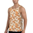 thumbnail image 2 of Logiee Corgi Animal Print Men's Workout Tank Top,Quick Dry Workout Tank Top,Gym Muscle Tee,Fitness Bodybuilding Sleeveless T Shirt-XX-Large, 2 of 7