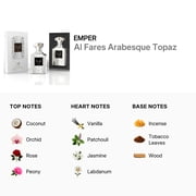 Emper Unisex Al Fares Arabesque Topaz EDP Spray 3.4 oz Fragrances 6291108524916