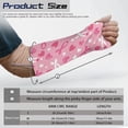 thumbnail image 6 of COEQINE Breast Cancer Pink Ribbon Arm Cast Cover Breathable Soft Arm Cast Protector Small Breathable Washable Cast and Bandage Protector Removable After Surgery Gifts, 6 of 7