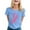 Blue, variant on Womens Summer Blouses V Neck Breast Cancer Awareness Soft Comfortable Womens Tee,Pink,M