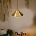 thumbnail image 3 of Metal Lamp Shade Cone Ceiling Lamp Shade Lamp Cover Metal Hanging Light Shade (E27), 3 of 4