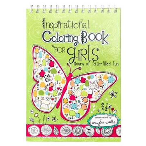 Pre-Owned Inspirational Coloring Book for Girls Paperback
