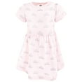 thumbnail image 4 of Hudson Baby Infant and Toddler Girls Cotton Dresses, Pink Fairytale Princess, 9-12 Months, 4 of 4