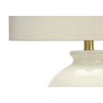 thumbnail image 3 of Monarch Specialties Lighting, 26"h, Table Lamp, Ivory / Cream Shade, Cream Ceramic, Transitional, 3 of 6