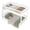 White, variant on Bellemave Twin XL Over Queen Bunk Bed, Wood Bunk Bed Frame with 21.7" High Guardrail, Converts to 2 Individual Beds, Space Saving Floor Bunk Beds Design for Teen Adults, Natural