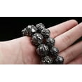 thumbnail image 5 of K-KED National Style Mens Stainless Steel Buddhist Mantra Beads Link Bracelet Chain-17.5cm(15pcs small bead), 5 of 9